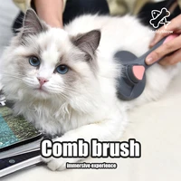 cats hair removal dogs comb brush for pet cleaning supplies accessories fur trimming grooming slicker needle comb for long hair