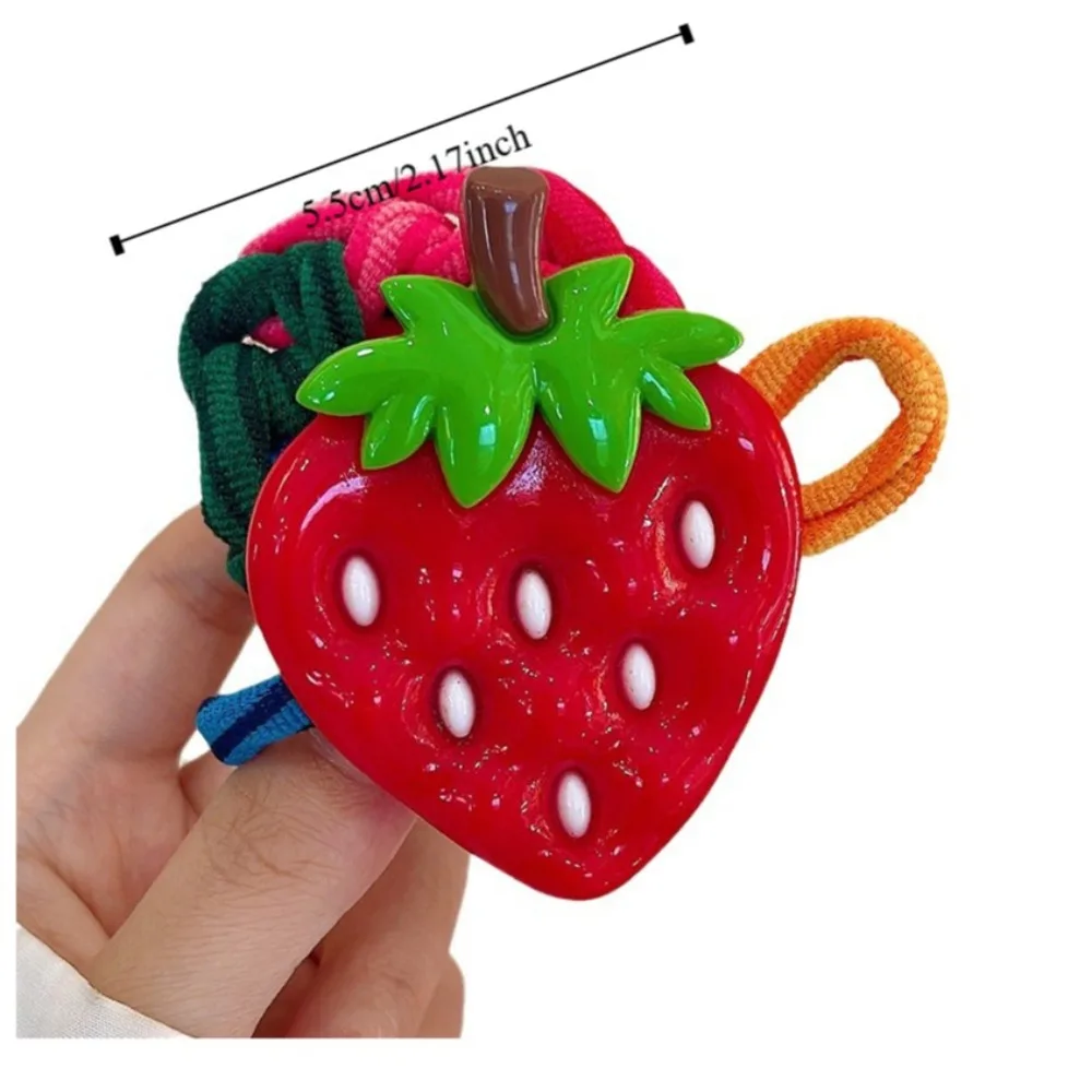 Веревка для волос с фруктами и ананасом эластичная повязка арбузом держатель