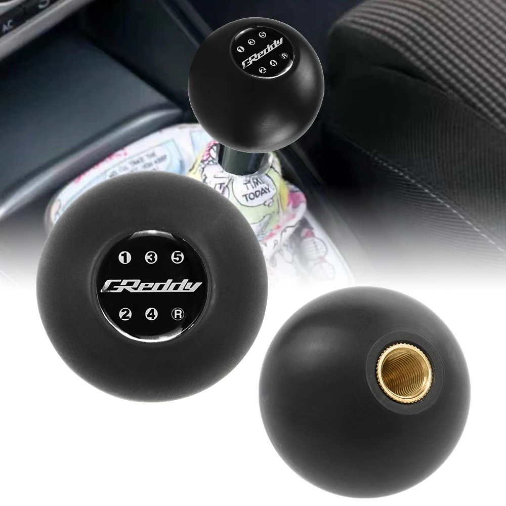 Ручка переключения передач JDM в стиле GReddy новая круглая пластиковая ручка
