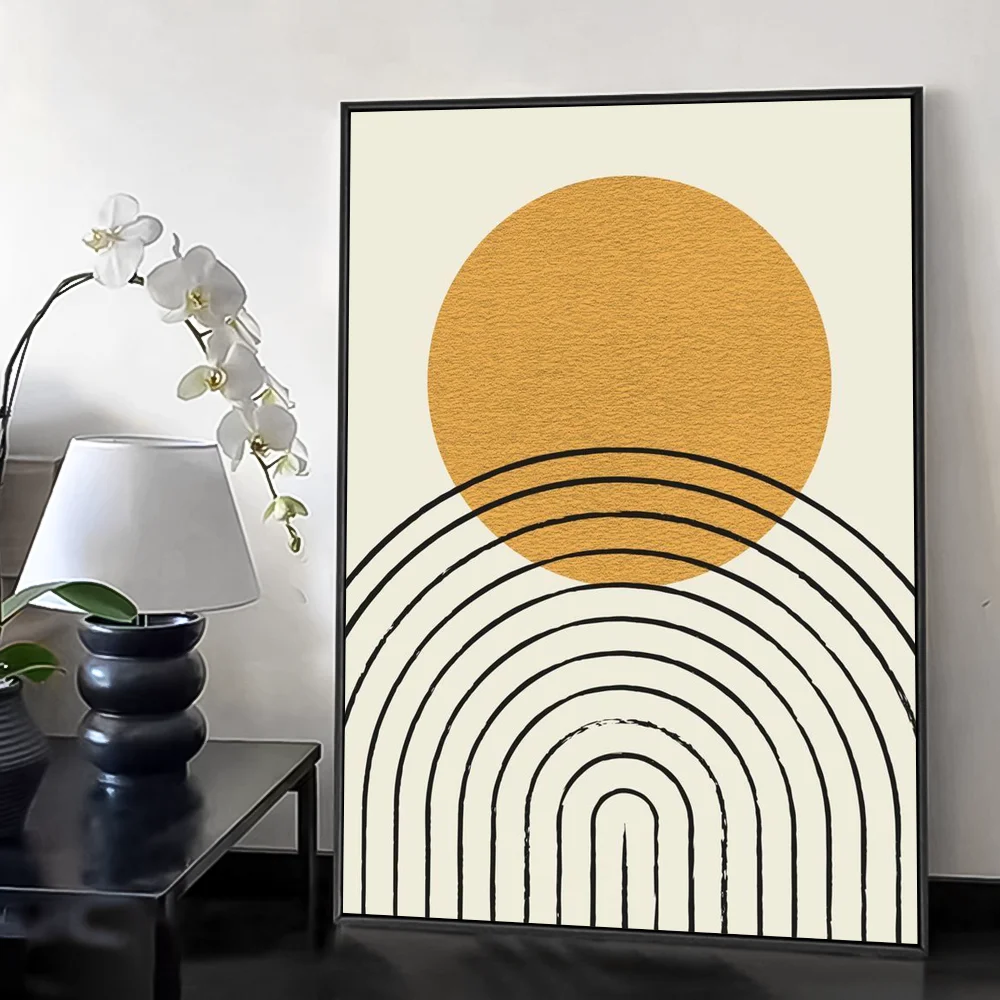 

Бохо стильный абстрактный геометрический наклейка-постер