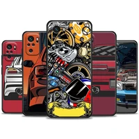phone case for redmi note 7 8 8t 9 9s 9t 10 11 11s 11e pro plus 4g 5g soft silicone case cover sports car cartoon