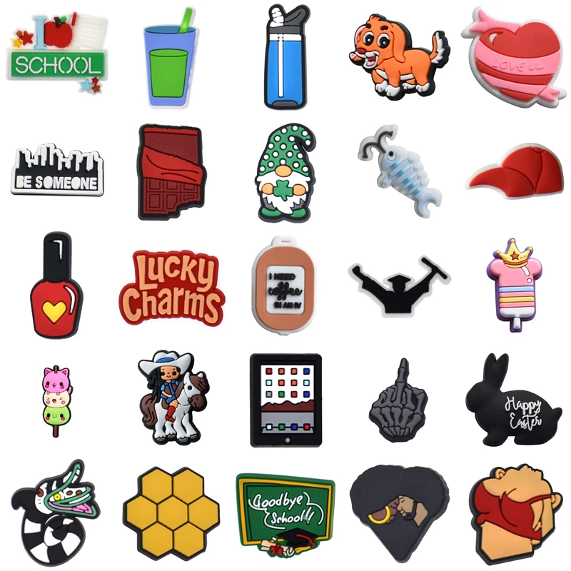 

Для Croc, очаровательные Дизайнерские летние подвески для Crocs, женские рождественские подарки, аксессуары для детской обуви, Новые Подвески д...