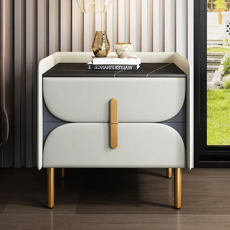 Тумбочка милый шкафчик для хранения дизайнерский узкий шкаф кофейная сетка