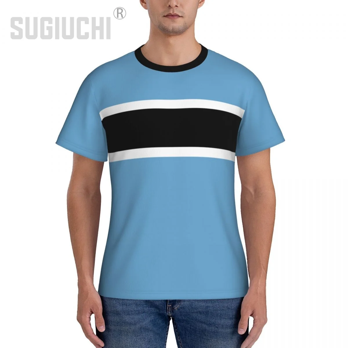 Облегающая Спортивная футболка с флагом Ботсваны 3D для мужчин и женщин футболки