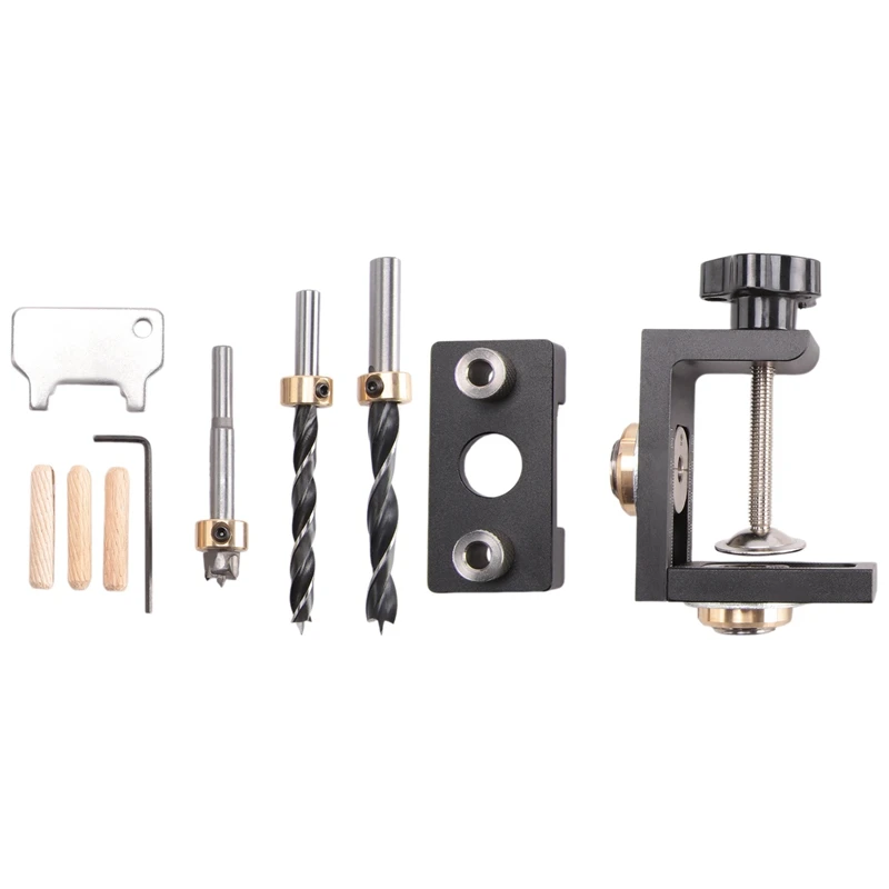 Акция! Регулируемый дюбельный зажим 3 в 1 деревообрабатывающий карманный для