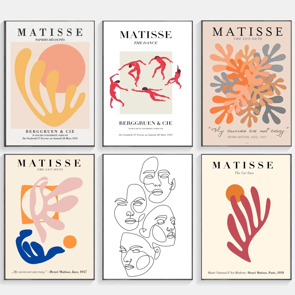 Настенная живопись цветное растение абстрактные цветы постеры и фотообои для