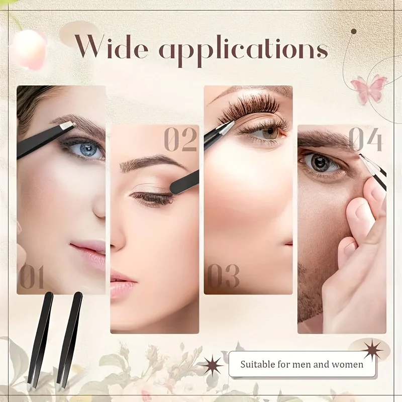 Профессиональный Набор Для Ухода За Бровями С Угловым Заостренным Изогнутым И