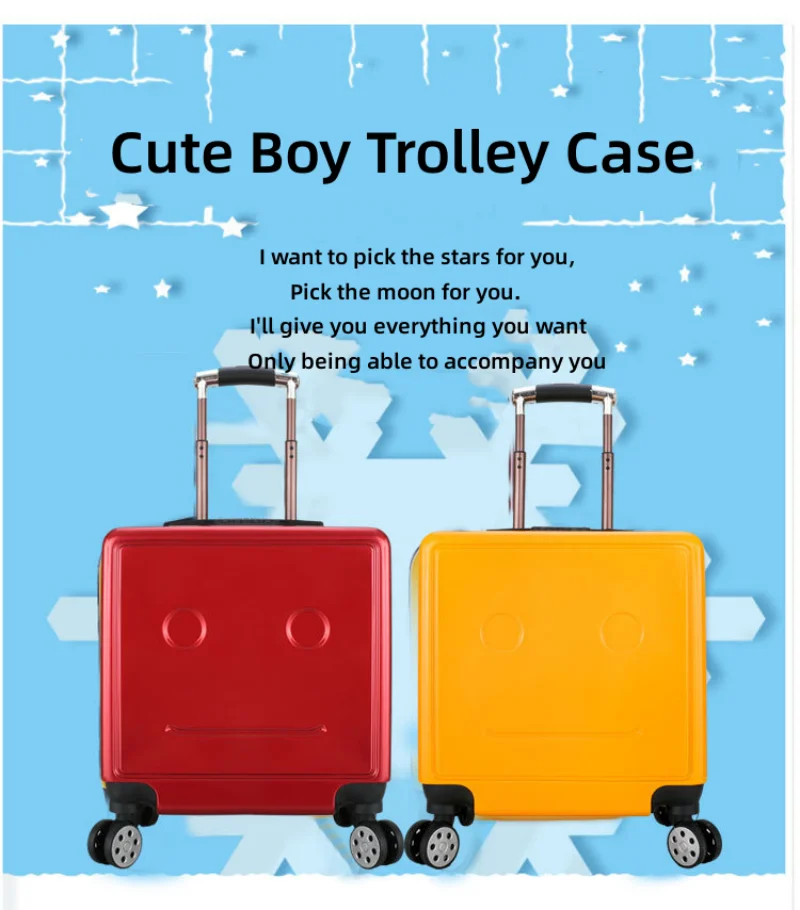 Children's Suitcases Luggage Leisure Traf Official Store 18In Paint Finish Rolling Luggage Travel Suitcase With Wheels Rushed