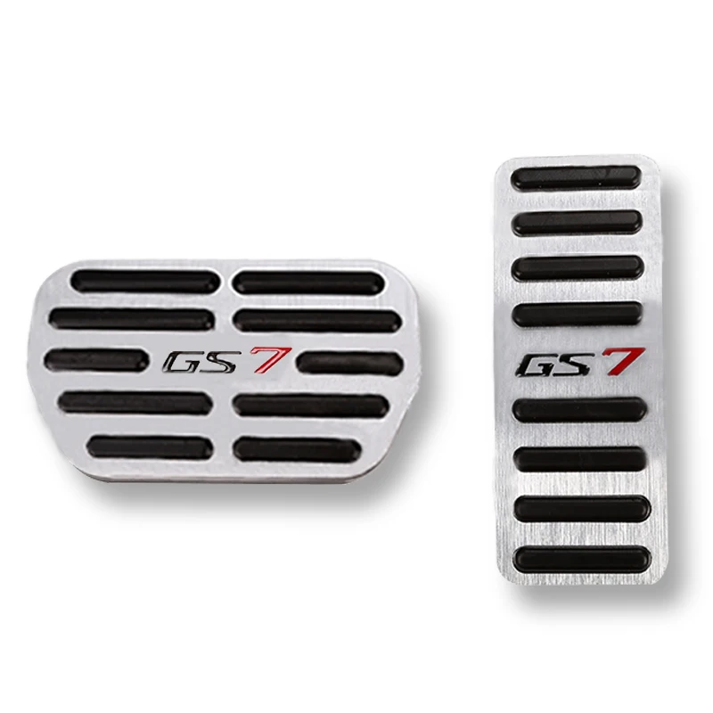 

2 шт. для Trumpchi GS8 GS7 2017 2018 2019 2020 педаль тормоза акселератора для автомобиля Подножка педаль Пластина Крышка колодки аксессуары для интерьера