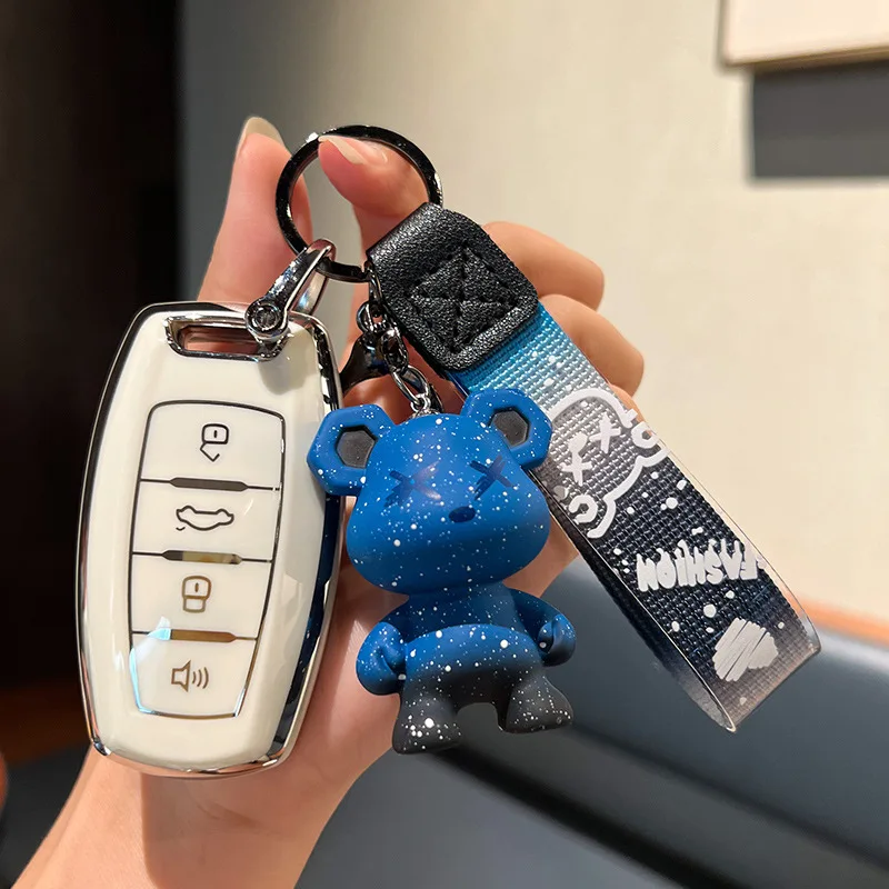 

Чехол-брелок для автомобиля Haval Jolion Joico Jollein F7 H6 F7x Jolyon F7H Dargo, мягкий чехол для автомобильного ключа из ТПУ, брелок для Haval H6 2022