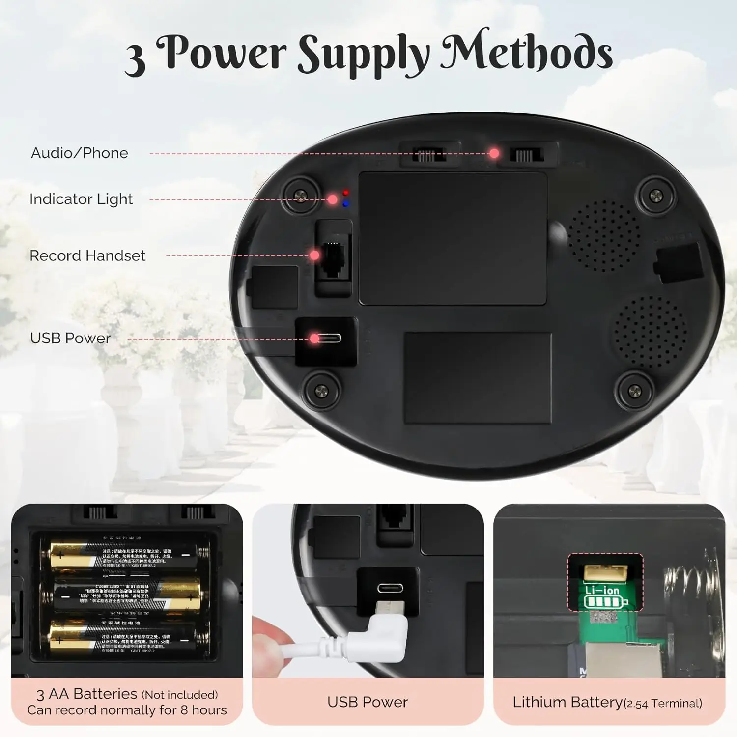 Аудио гостевая книга в винтажном стиле для свадебных заручин детский душ