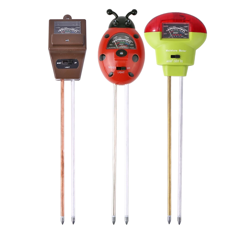 

3 в 1, садовый измеритель влажности почвы и PH