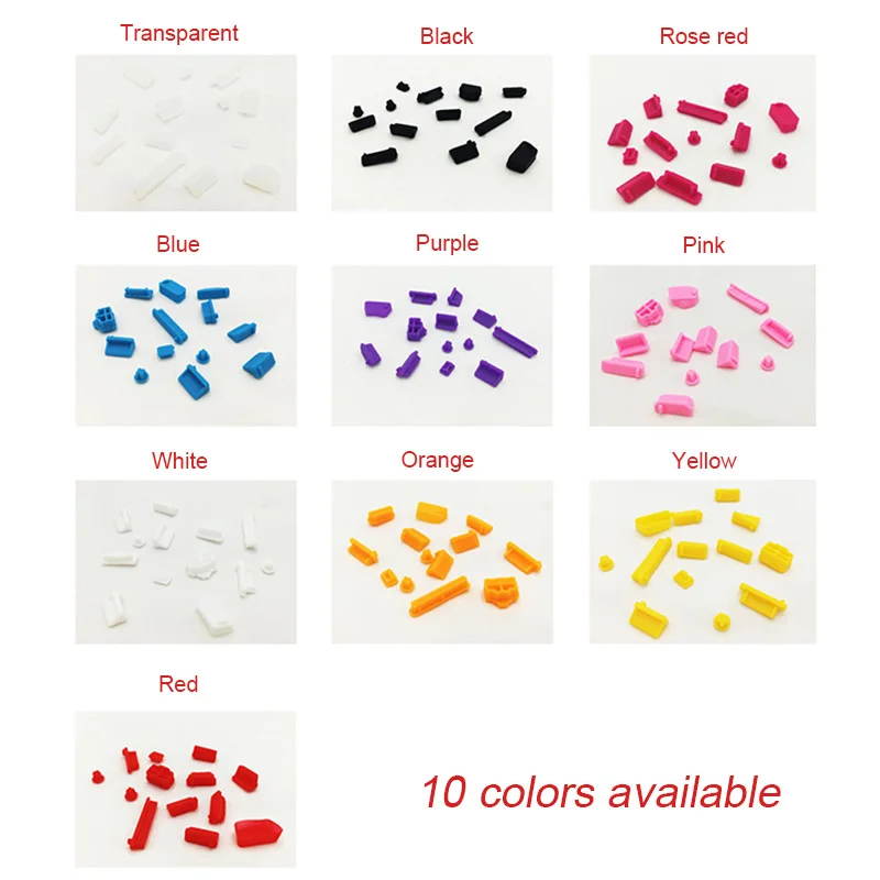 13 шт. заглушки для наушников ноутбука