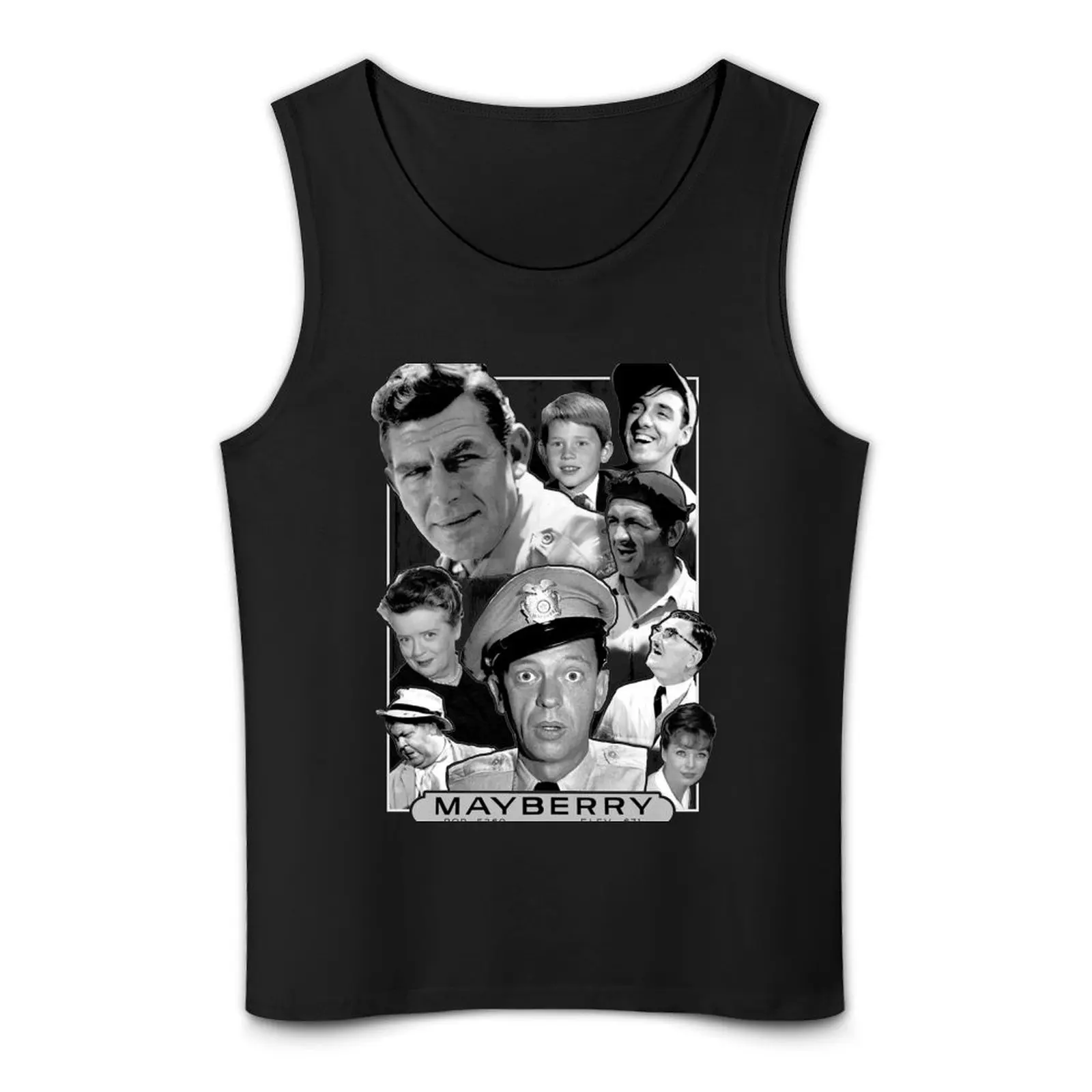 ANDY GRIFFITH MAYBERRY Майка крутая футболка с вещими для мужчин Мужская одежда спортзала