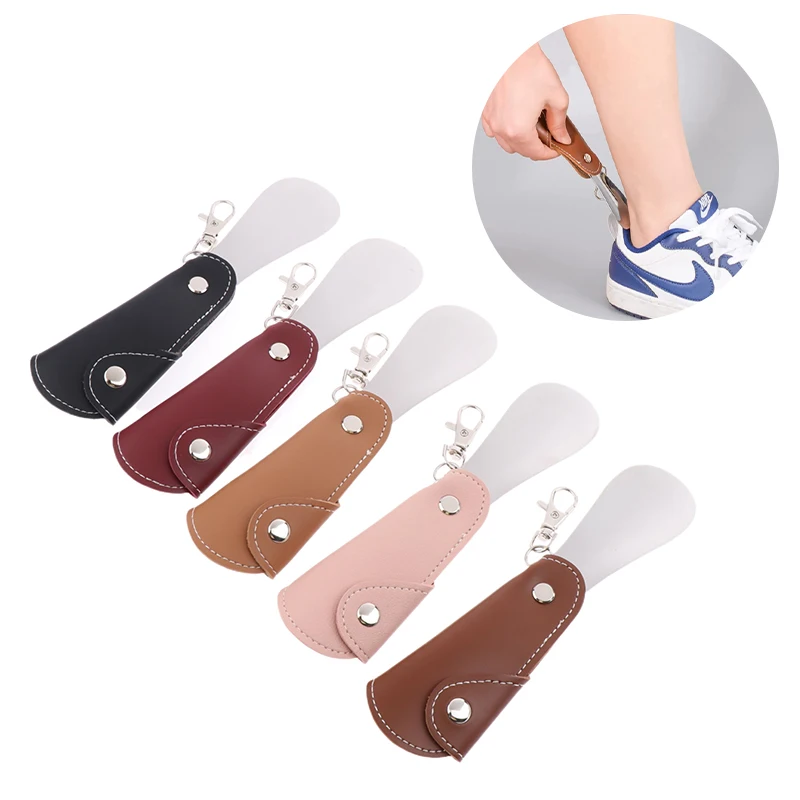 Подъемник для обуви из нержавеющей стали подвесной держатель брелока с кожаным