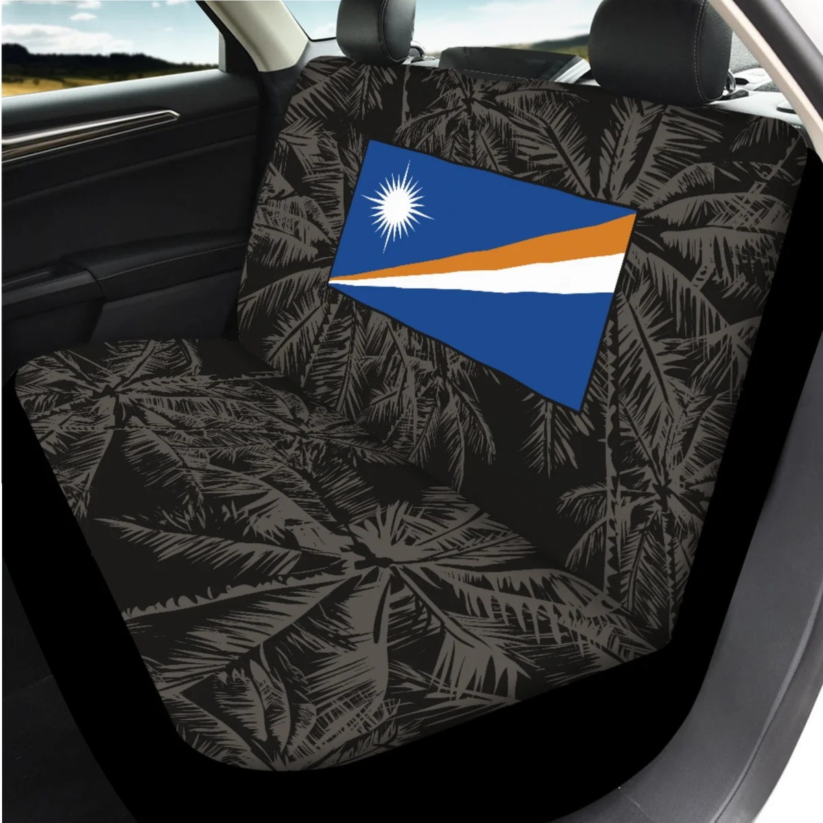 Комплект чехлов на автомобильное сиденье Полинезия Тропическое дерево женские