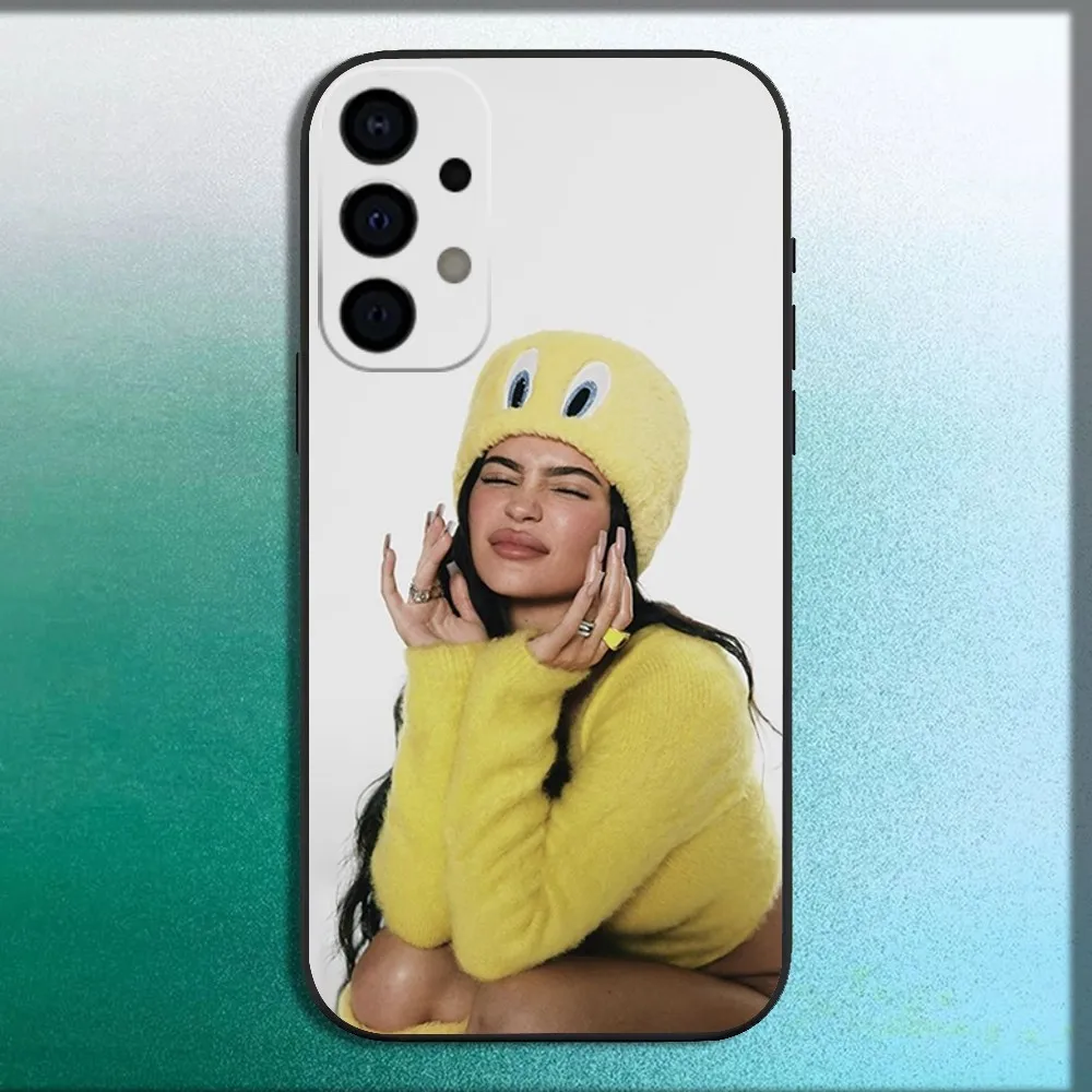 Socialite k-kylie jenner Phone Case For Samsung Galaxy A13 A21s A22 A31 A32 A52 A53 A71 A80 A91 Soft Black Cover