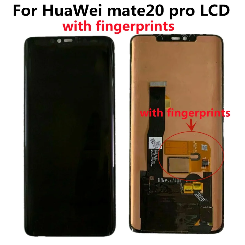 Оригинальный ЖК-дисплей Super AMOLED для Huawei mate 20 pro сенсорный экран без рамки со