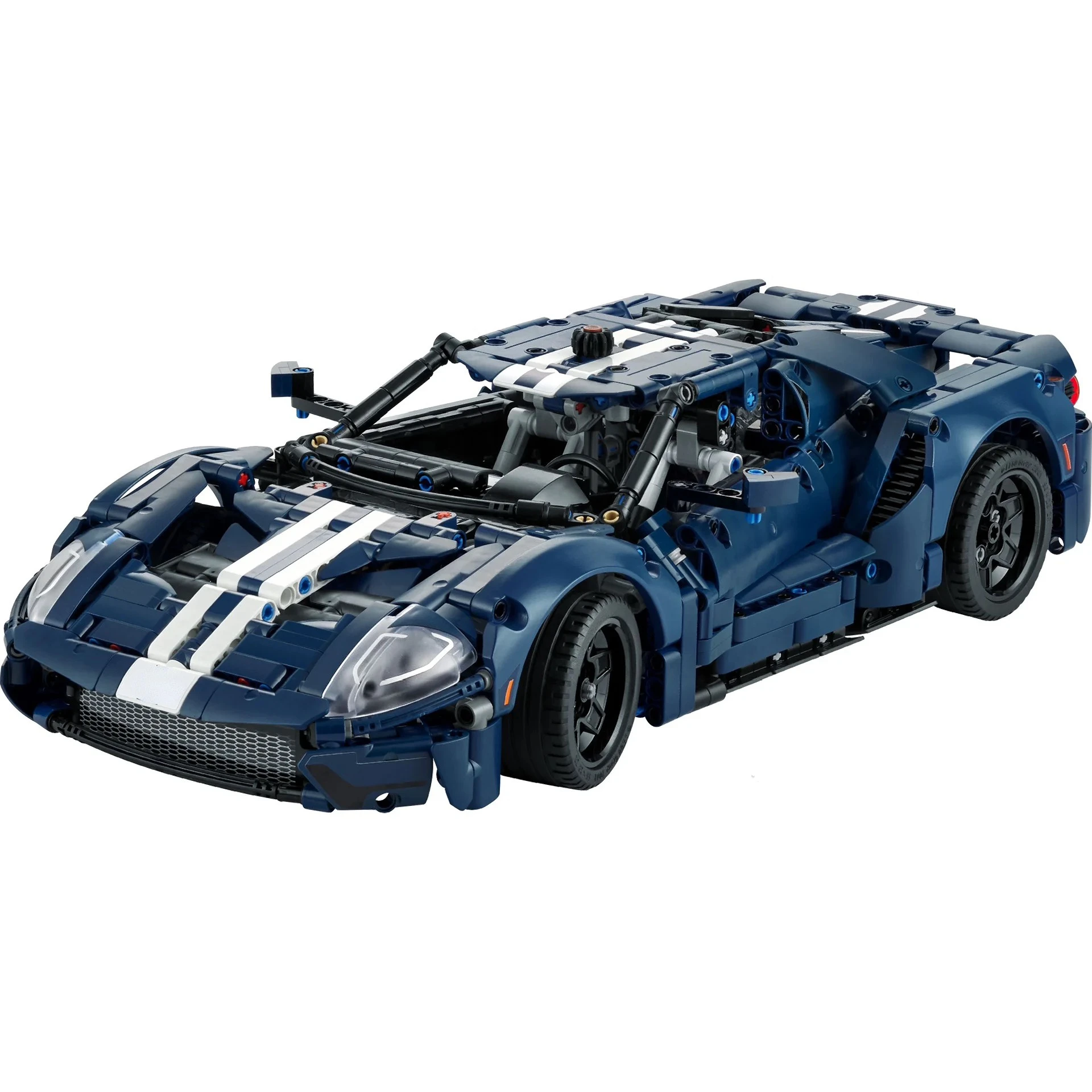

In stock 42154 Technical car With lighting Forded GT Supercar Model Building Block Toy Vehicle Bricks Birthday Gifts Boyfriend