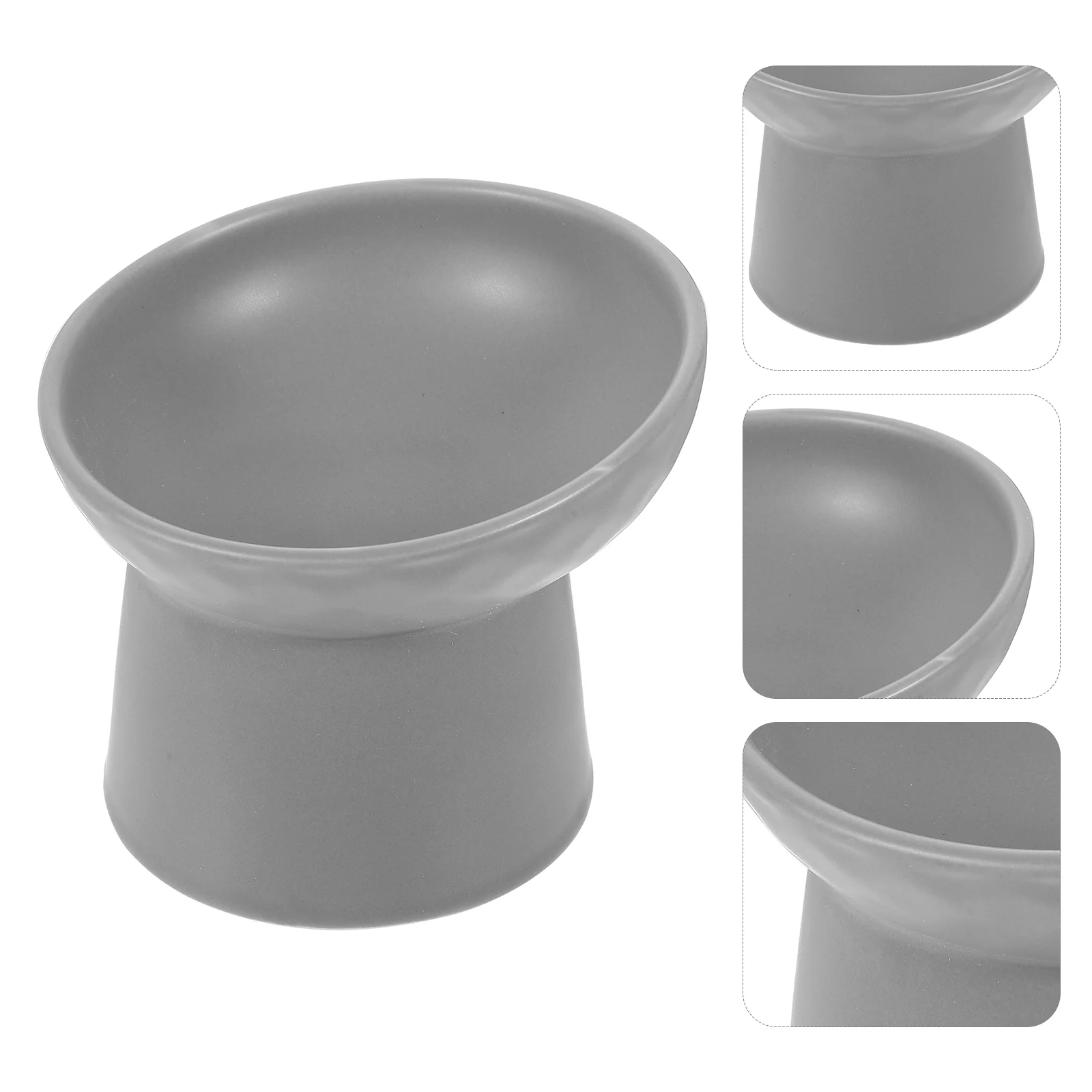 

Bowl Cat Dog Raised Bowls Pet Elevated Stand Feeding Feeder Tilted Single Ceramic Dish Kitten Dishes Puppy Water Multi Function