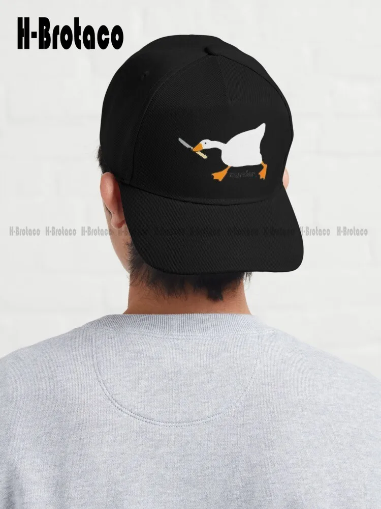 

Untitled Goose Game Murder Baseball Cap Hat Baseball Caps Outdoor Climbing Traveling Street Skateboard Custom Gift Harajuku