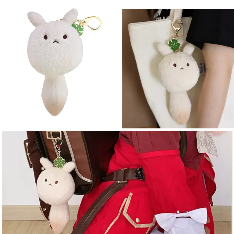 

21cm Genuine Edition Genshin Impact Klee Backpack Dodoco Plush Keychain Doll Plush Anime Pendant Cosplay Costume Prop Gift