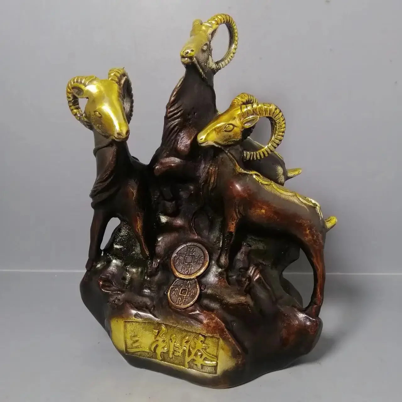 Орнамент Sanyang из утолщенной меди позолоченный