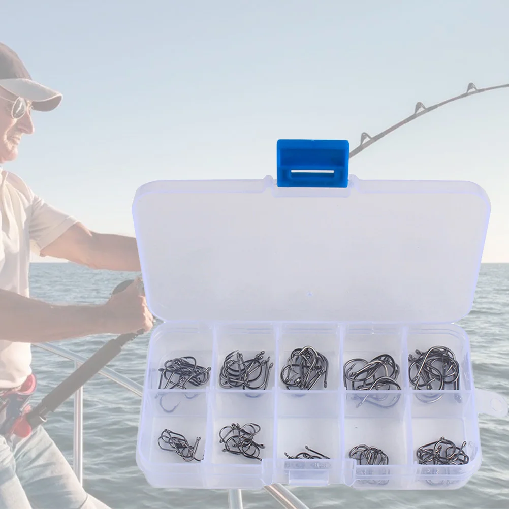 

100 PCS Fishing Tackle Bait Hooks Fishing Hooks Freshwater Bait Hooks Fishing Tackle Gaff Hook Fish Hook Bass Carp fishing