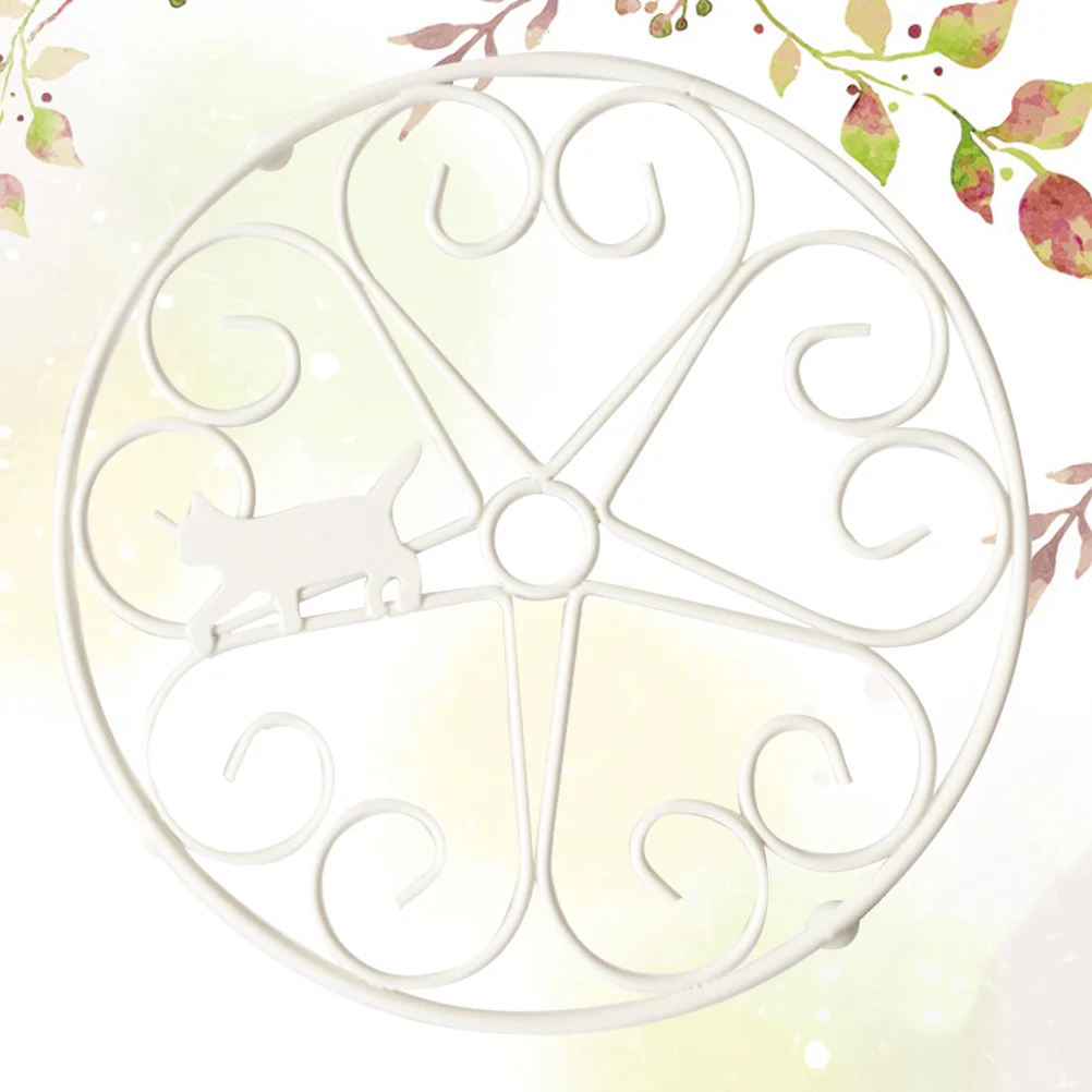 

Cast Iron Trivets Portable Tea Kettle Kitchen Worktops Gifts 6th Wedding Anniversary Vintage Metal Pot Holders Rack Hot Dish