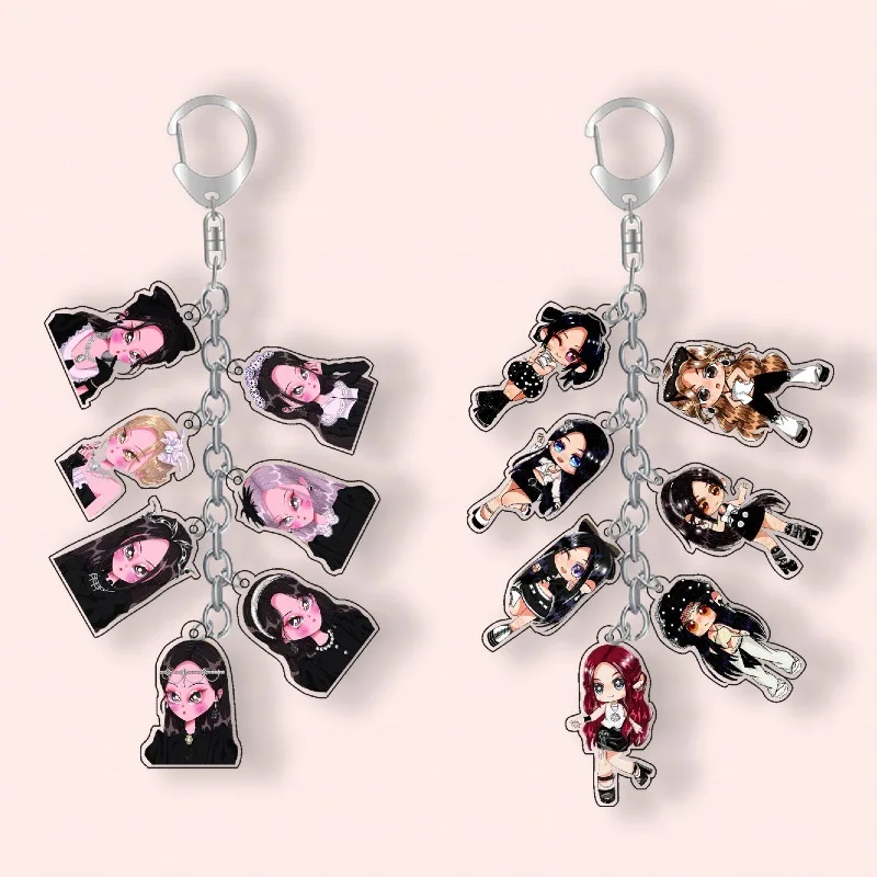 Kpop групп RIIZE BABYMONSTER акриловый брелок высокого качества мультфильм милый рюкзак