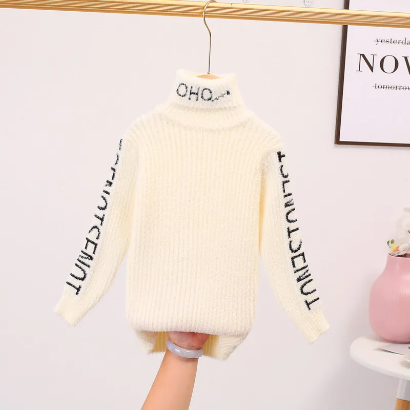 

Boys Sweater Children Winter Clothes Kids New Fashion Knitted Clothing Girls Shirts High Quality Infant Costum Warm
