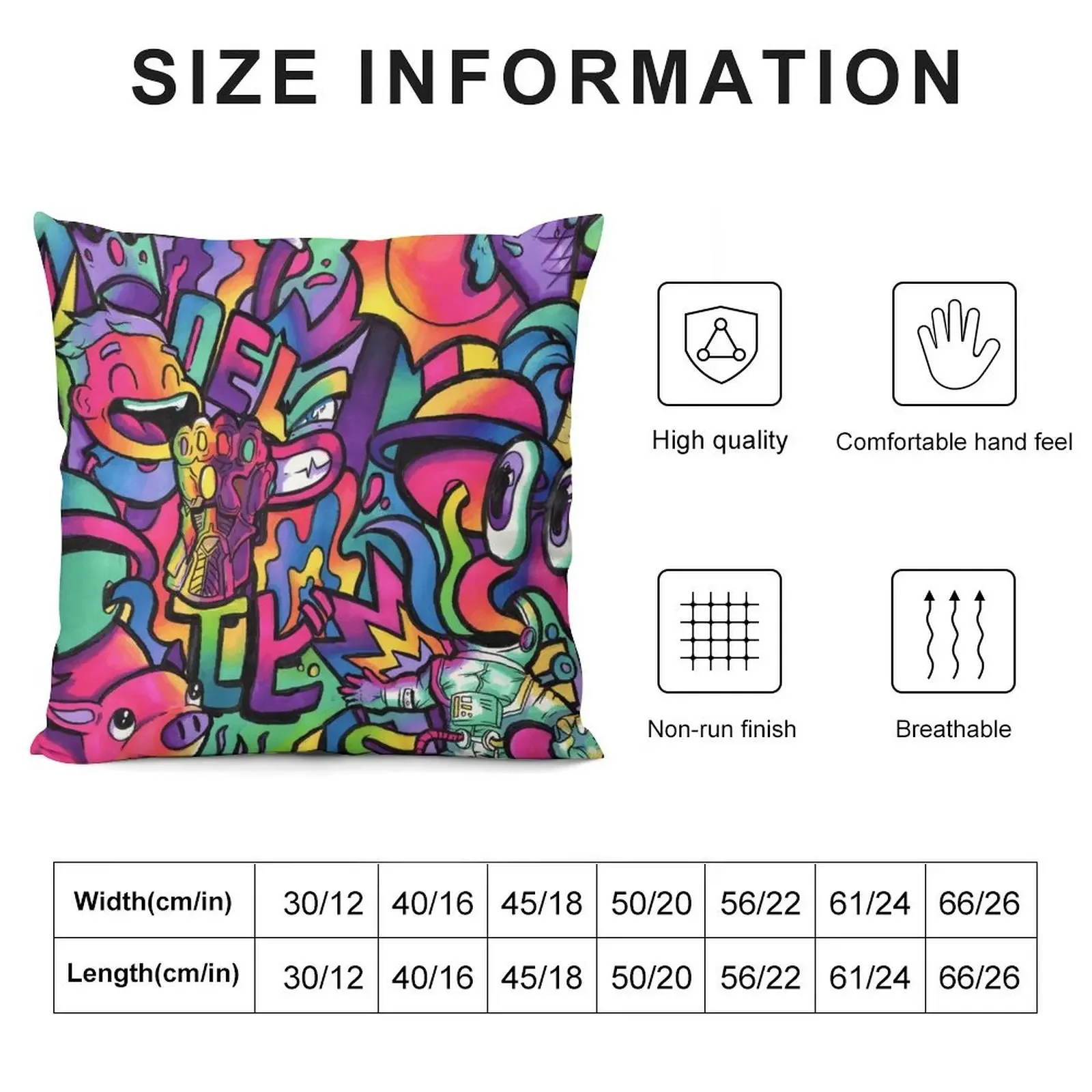 C H A M E L O N // Copic Marker Doodle Декоративная подушка Осенняя наволочка Диван Наволочка