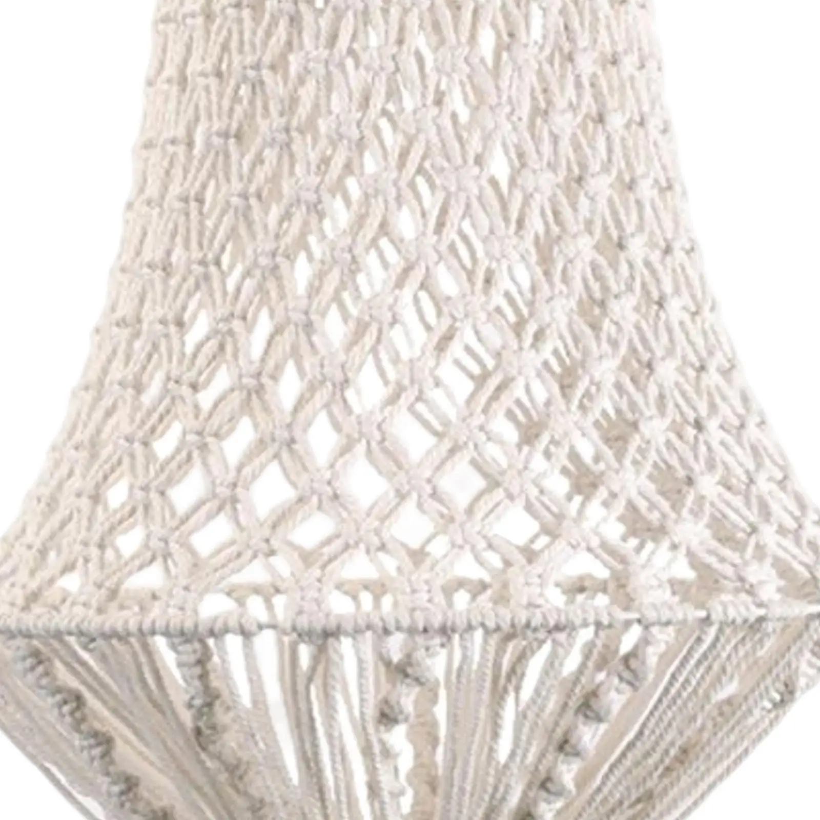 

Bohemian Macrame Tassel Lamp Shade Woven Ceiling Light Cover Party