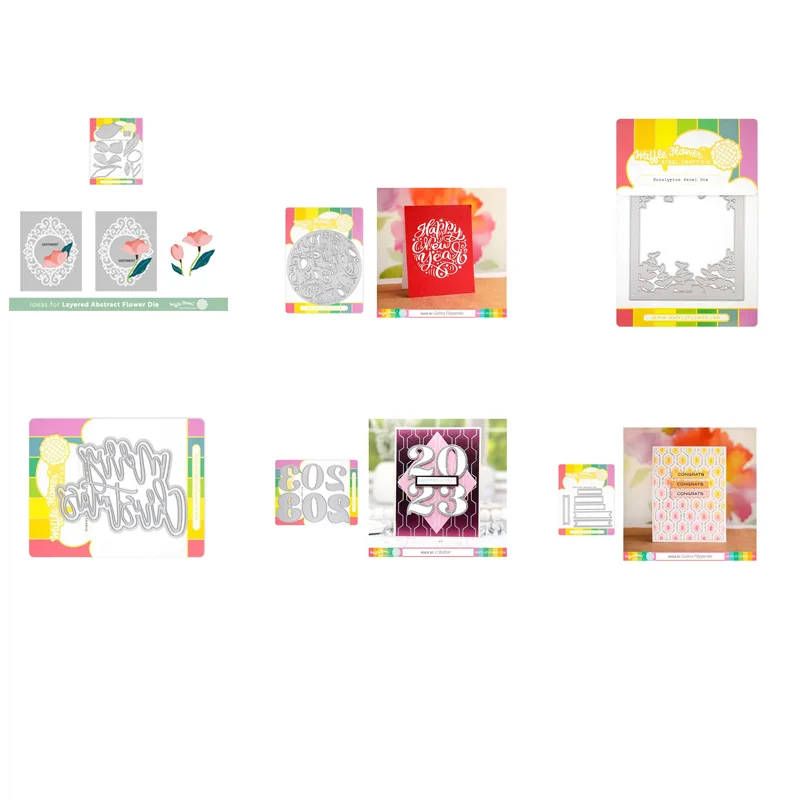 

2022 New Spring is Coming, Series Knife Die Metal Cutting Sliding Box Scrapbook Craft Paper Template