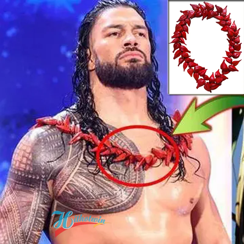 Традиционный натуральный красный тюрбан Ула Фала Самоан для официальных