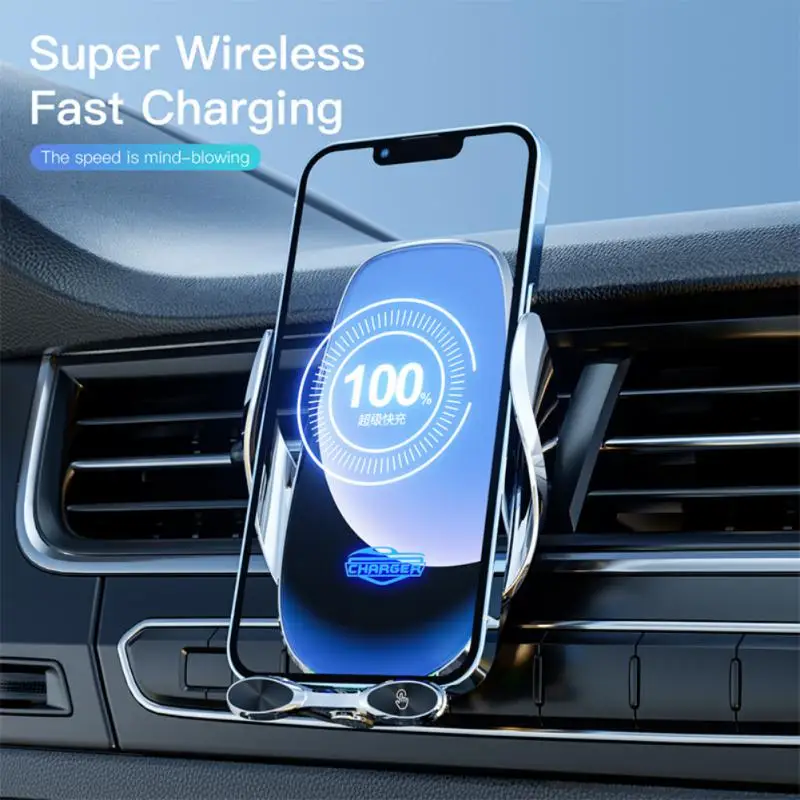 

15W Car Phone Support Wireless Charger Auto Holder Stand Stents Infrared Electric Automatic Induction For All Mobile Phones Part