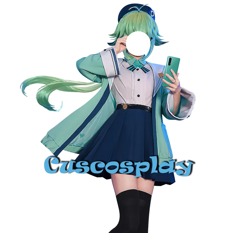 

Game Genshin Impact Sucrose Cosplay Costume JK Uniforms Outfits Daily Dress Halloween Carnival Party Role Play Clothings