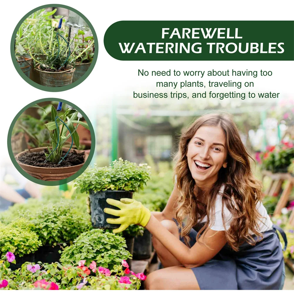 

Automatic Watering Water Flow Drip Irrigation Bag Plants Travel Business Trip Home Standing Household Drip Bag Drip Bag