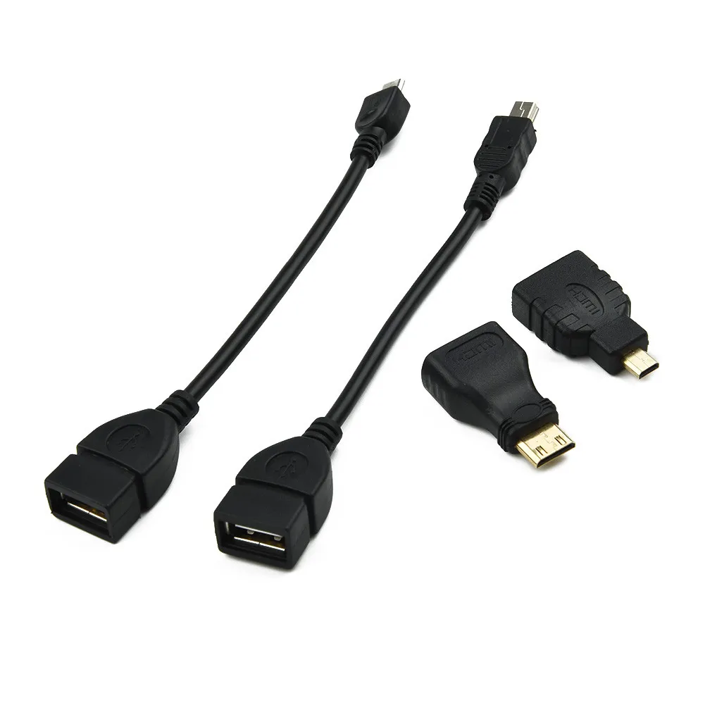 

HDMI-compatible Female To Micro/Mini HDMI-compatible Adapter Micro/Mini USB OTG Converter Adapters For Android Tablets