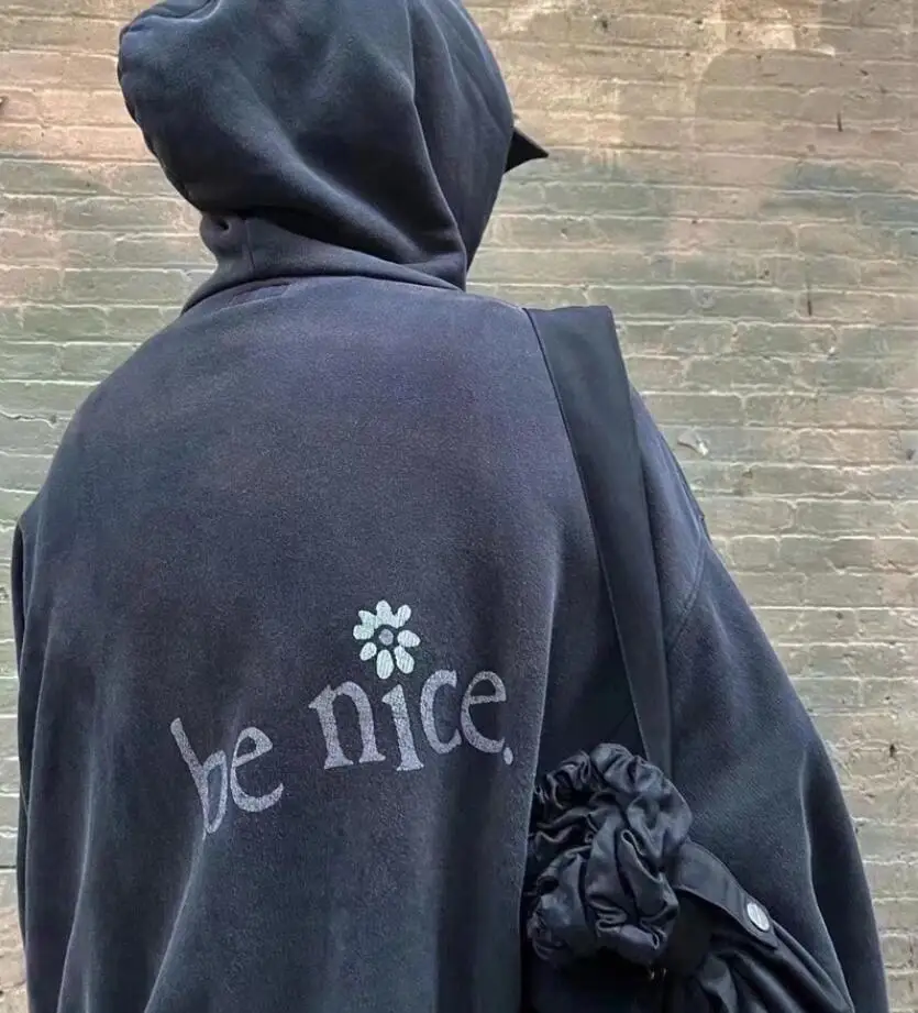 

Винтажная Толстовка Venice be nic' 2022FW для мужчин и женщин, 1:1, высококачественные толстовки из плотной ткани в стиле унисекс, свитшоты