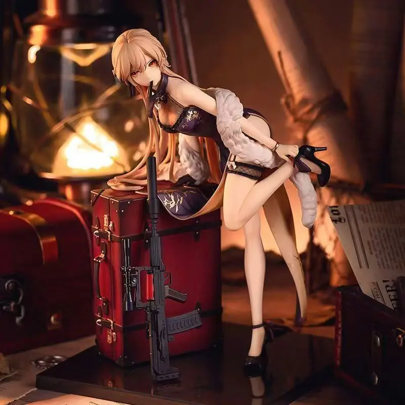 Коллекционная фигурка Girls' Frontline Ots-14 Purple Rain Heart, серия Bishojo, 2D аниме-модель, украшение для ПКнастольный декор, ПВХ кукла, подарок (art.: 3920da013bf67) - 3920da013bf67