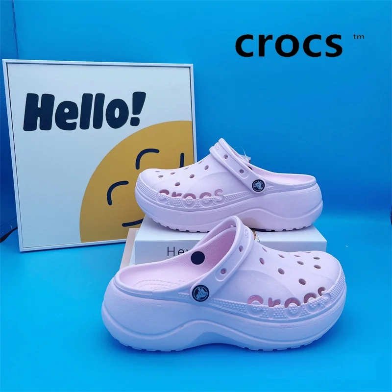 Crocs обувь Cave толстые нижние сандалии женская мужская 2024 летние новые уличные