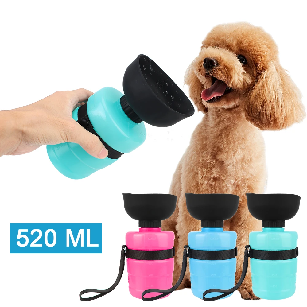 

Cat Foldable Cup Squeeze Feed Jug Pet Dispenser Portable Dog Outdoor Water Drinker Type Pet Water Feeder Drinking Bottle Bowl