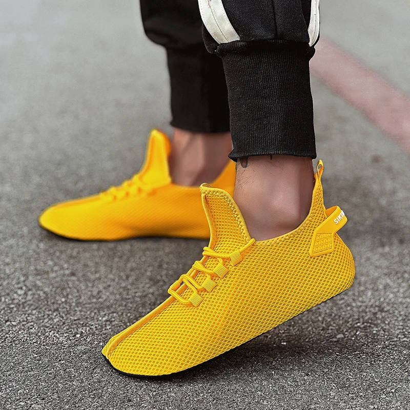 Кроссовки YRZL мужские сетчатые легкие Нескользящие удобные Повседневная