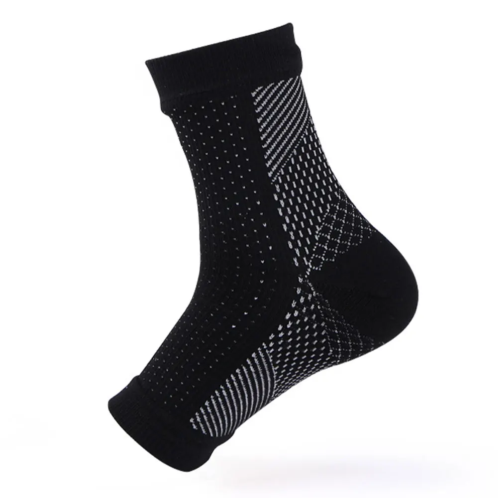 

1pair Plantar Fasciitis Running Compression Socks Boost Circulation Comfortable Ankle Support Men Women Nylon Outdoor Sports