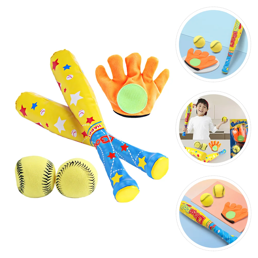 

Baseball Kids Toy Setbat Games Game Toddler Tbackyardchildren Outdoor Toys Toddlers Glovessoft Racquet Kit Tee Beginner Funny