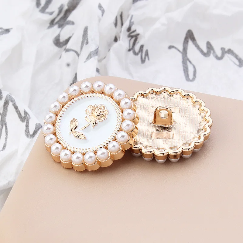 6 шт. детский твидовый тренчкот с жемчужными пуговицами