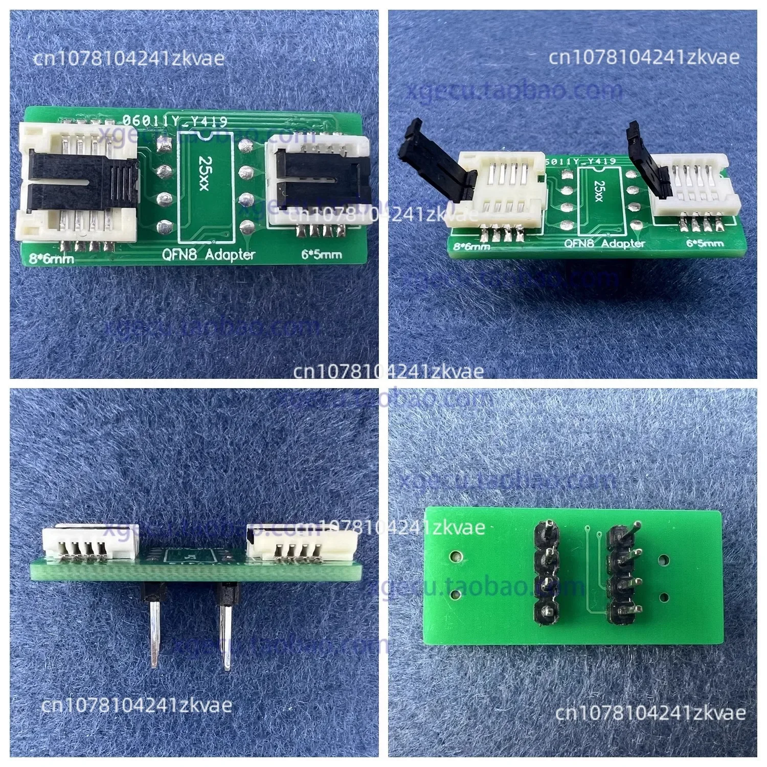 Оригинальный адаптер QFN8 WSON8 MLF8-DIP8 2 в 1 розетка для выжигания 6*5 и 8*6 чипов