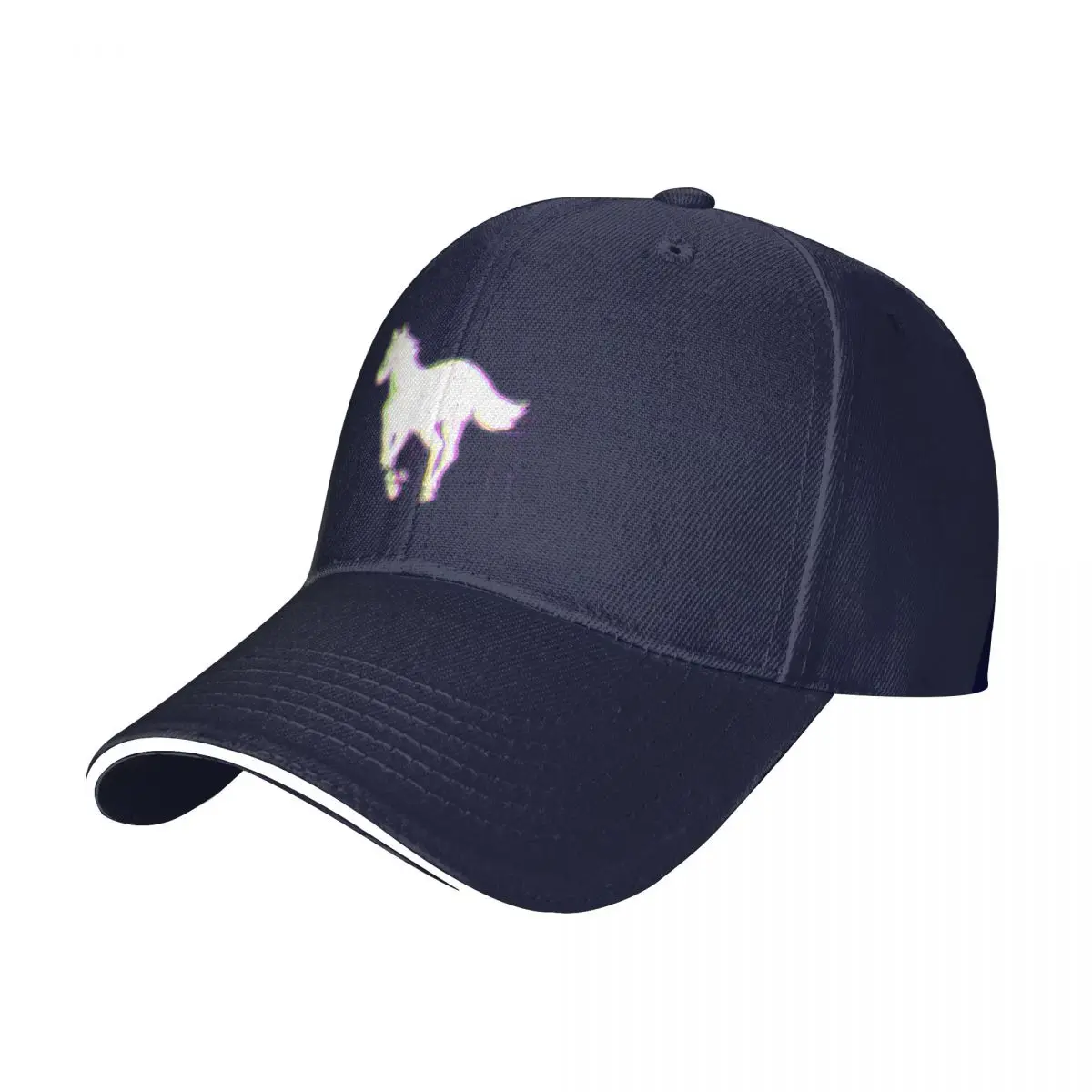 

New White Pony Baseball Cap Visor Sports Caps Rave Men'S Hats Women'S