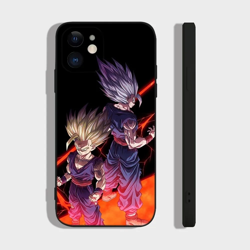 Чехол для телефона с аниме D-DragonS Goku B-BallS iPhone 16 15 14 13 12 11 Plus Pro Max XR XS X 7 8 SE Mini мягкий